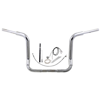 1-1/2in. EZ Install Round Top Handlebar Kit - Chrome