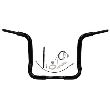 1-1/2in. EZ Install Round Top Handlebar Kit - Black