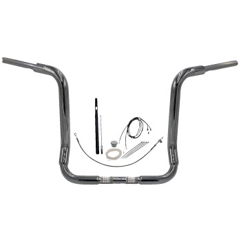 1-1/2in. EZ Install Round Top Handlebar Kit - Chrome