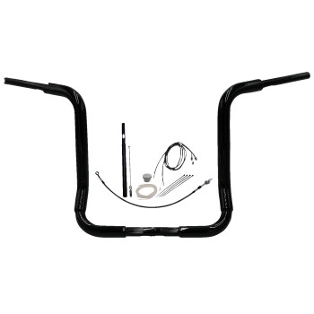 1-1/2in. EZ Install Round Top Handlebar Kit - Black