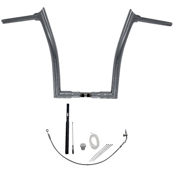 1-1/2in. EZ Install Pointed Top Handlebar Kit - Chrome