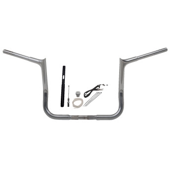 1-1/4in. EZ Install Pointed Top Handlebar Kit - Chrome