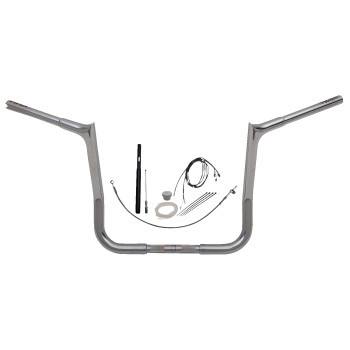 1-1/4in. EZ Install Pointed Top Handlebar Kit - Chrome