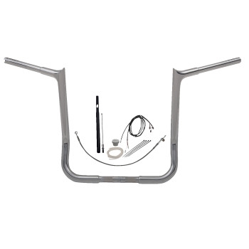 1-1/4in. EZ Install Pointed Top Handlebar Kit - Chrome