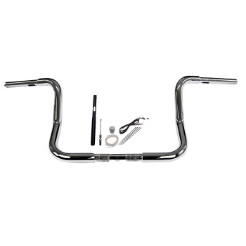 1-1/4in. EZ Install Round Top Handlebar Kit - Chrome