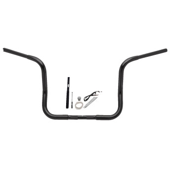 1-1/4in. EZ Install Round Top Handlebar Kit - Black