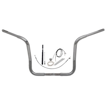 1-1/4in. EZ Install Round Top Handlebar Kit - Chrome