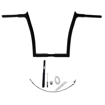 1-1/4in. EZ Install Pointed Top Handlebar Kit - Black
