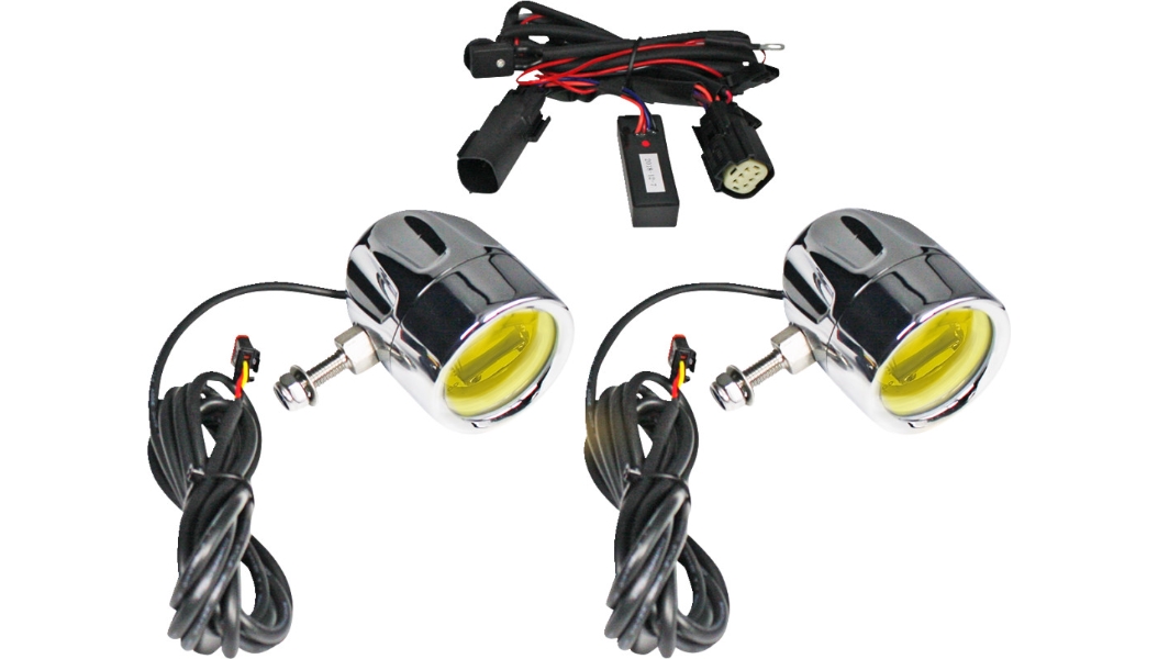 LED Halo Fog Lights - Chrome