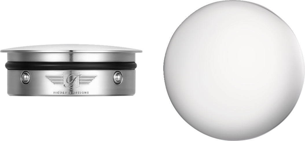 Swingarm Pivot Cover - Stainless Steel Smooth