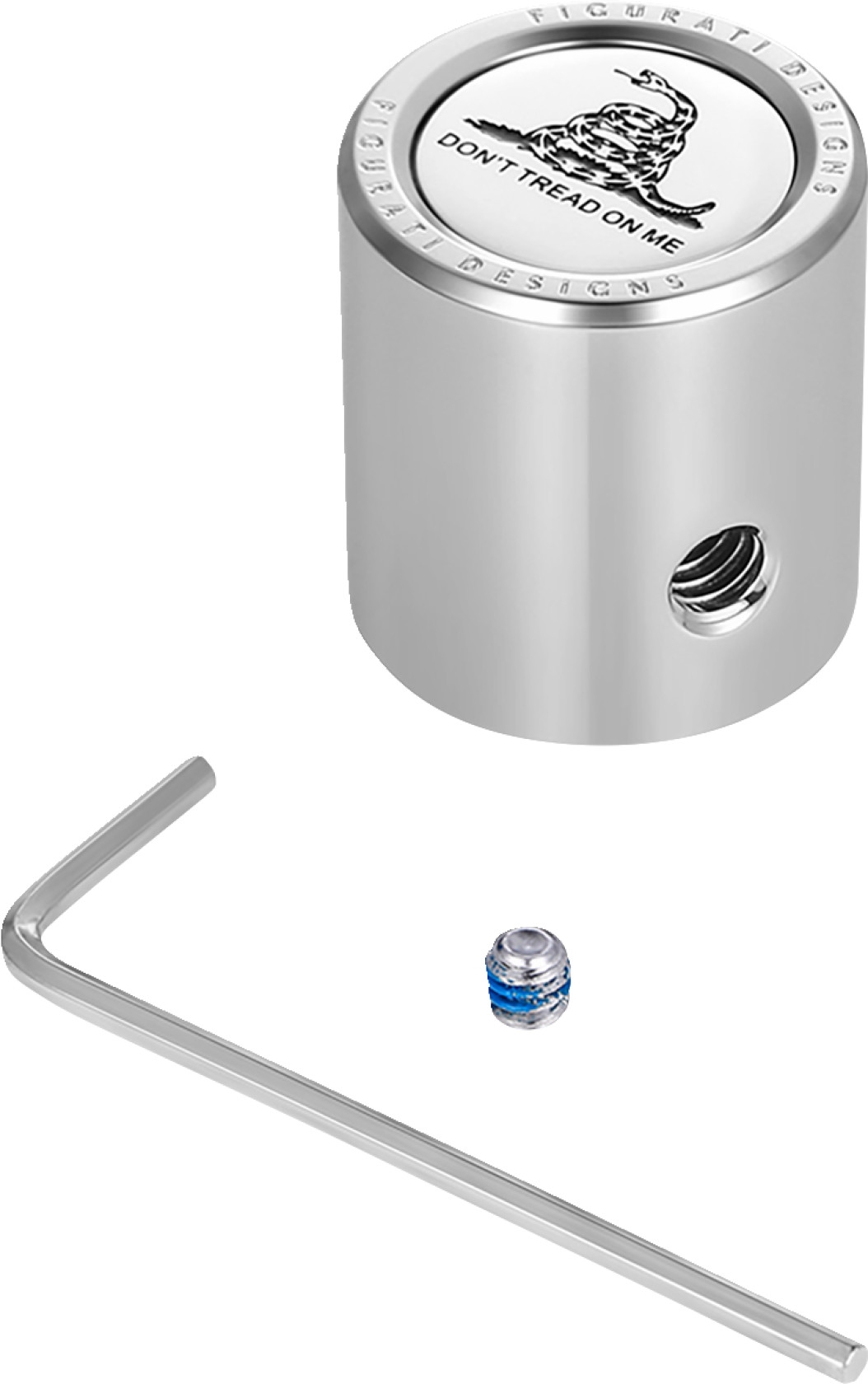 Heel-Toe Shifter Cover - Stainless Steel with Dont Tread On Me