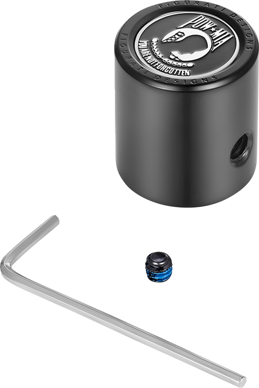 Heel-Toe Shifter Cover - Black with POW MIA