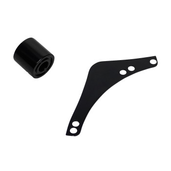 Replacement Breather Bolt Cover Plate - Black - Left