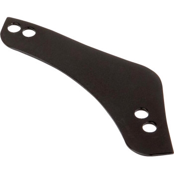 Inverted Air Cleaner Cover Plate - Black - Left