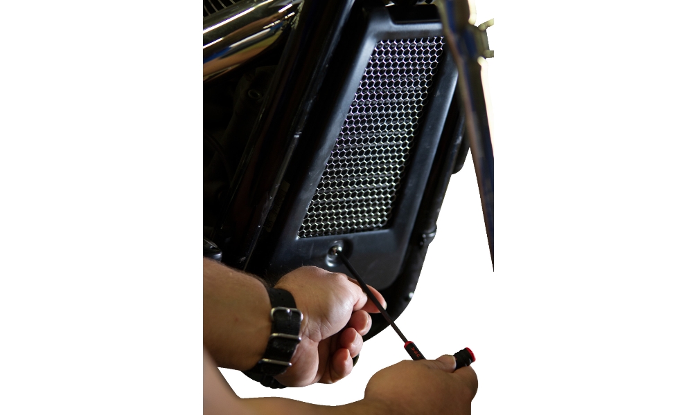 Oil Cooler Guard - Black