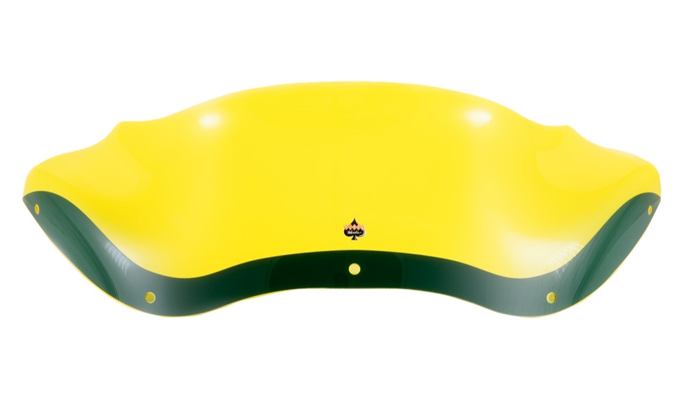 Flare Windshield - 8in. - Yellow Ice
