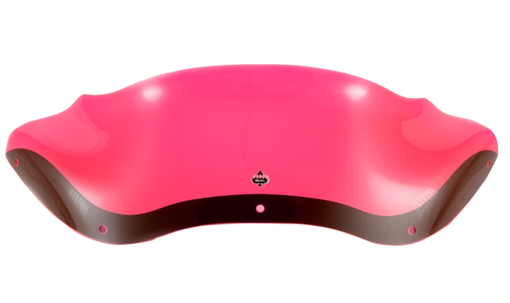 Flare Windshield - 8in. - Red Ice