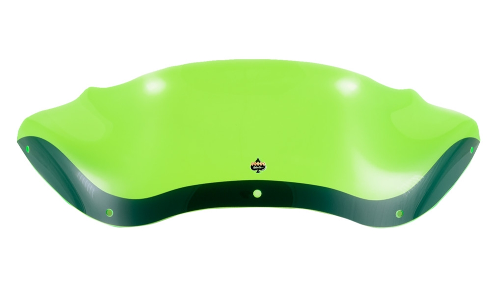 Flare Windshield - 8in. - Green Ice