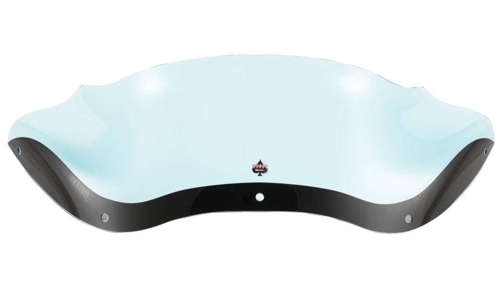 Flare Windshield - 8in. - Blue Ice