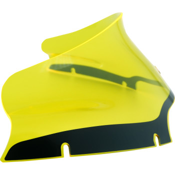 Kolor Flare Windshield - 6in. - Yellow Ice