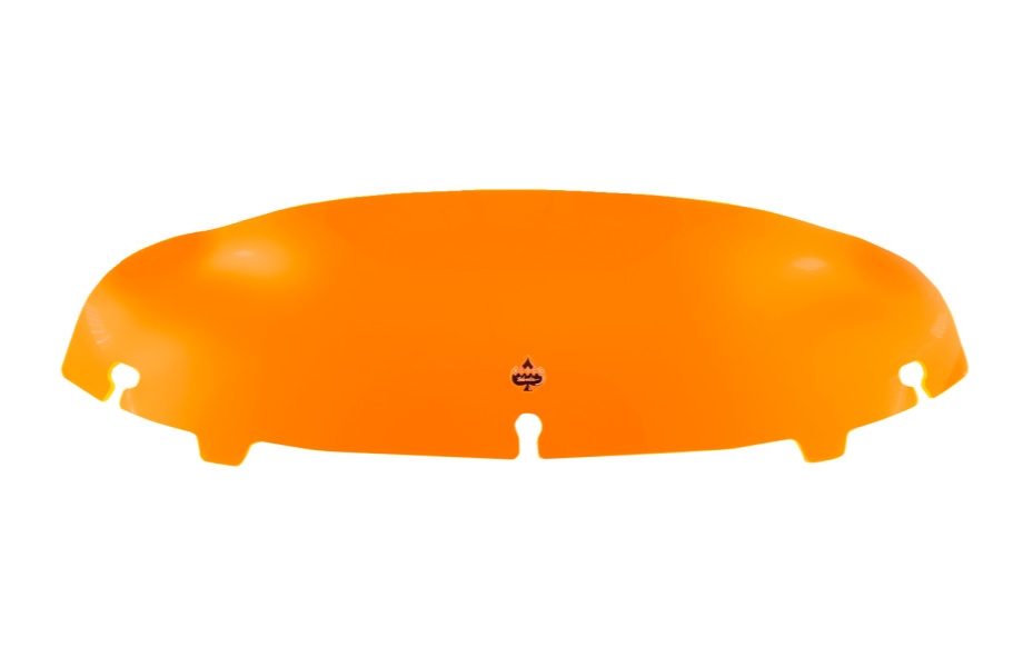 Flare Windshield - 6.5in. - Orange Ice