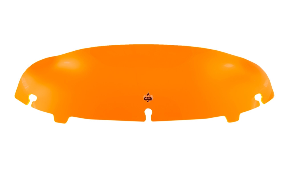 Flare Windshield - 6.5in. - Orange Ice