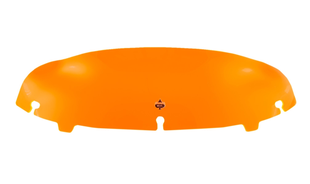 Flare Windshield - 4in. - Orange Ice