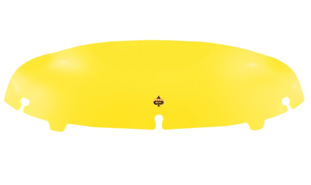 Flare Windshield - 4in. - Yellow Ice