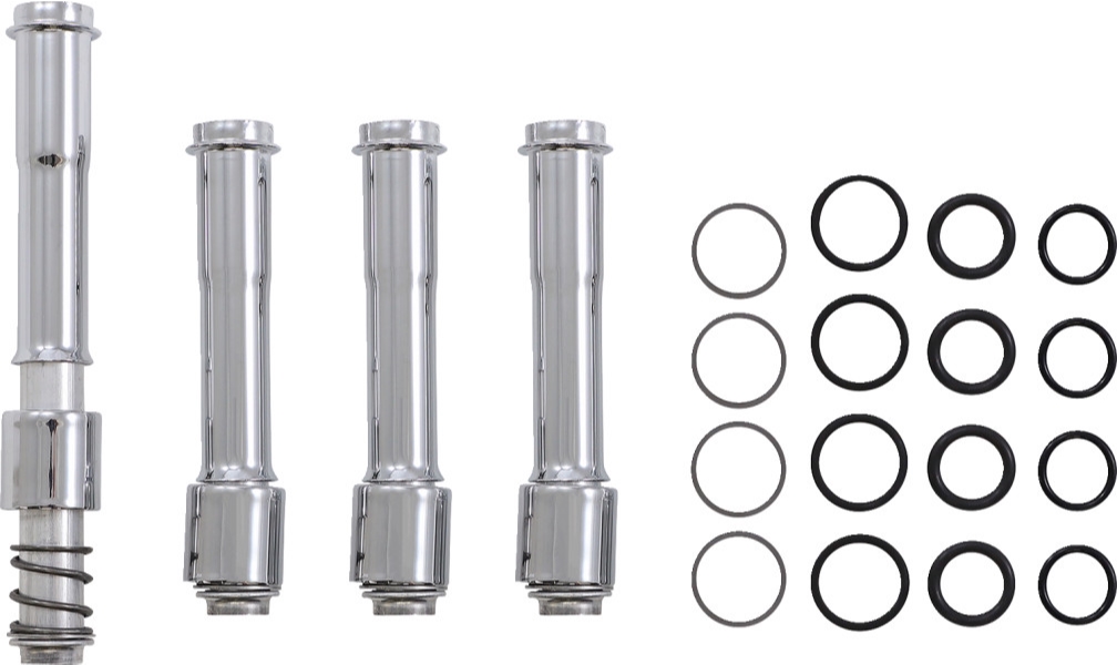 Pushrod Tube Cover Kit - Chrome