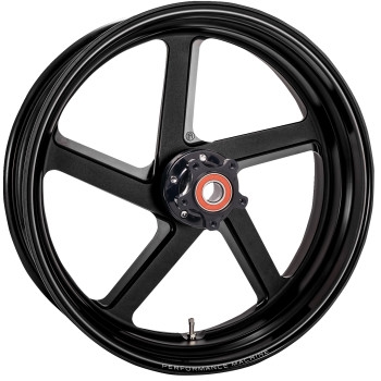 One-Piece Aluminum Rear Wheel (Single Disc) - 17in.x3.5in. - Pro-Am Black Ops
