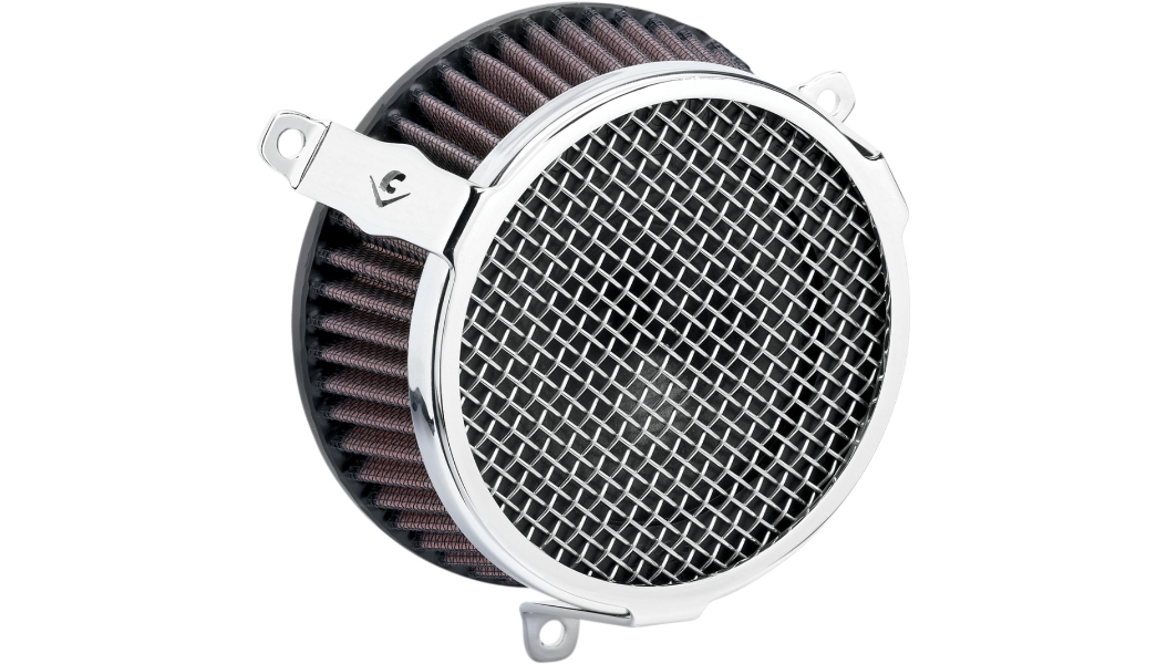 Air Cleaner Kit - Plain - Chrome
