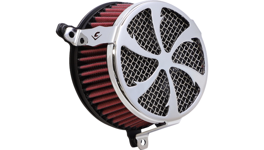 Air Cleaner Kit - Swept - Chrome