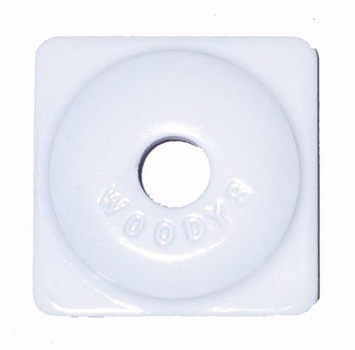 Square Digger Aluminum Support Plates - 5/16in. - White (144pk.)