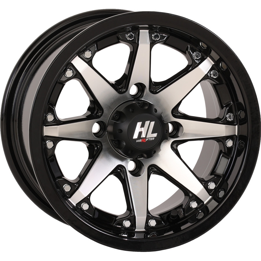 HL10 Front/Rear Wheel - 12x7 - 4+3 Offset - 4/110 - Gloss Black