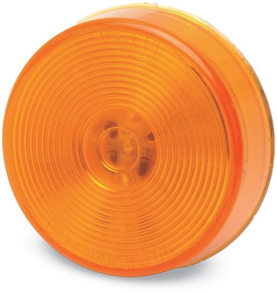 Round 2in. 8 LED Trailer Light - Amber