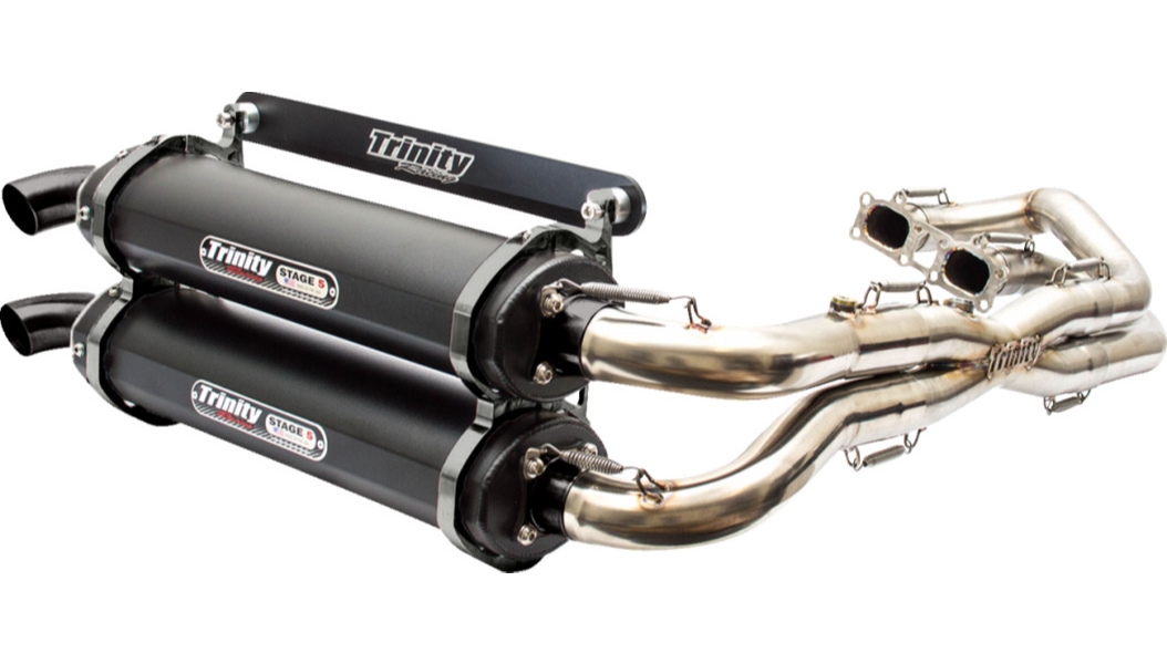 Stage 5 Dual Exhaust System - Cerakote Black