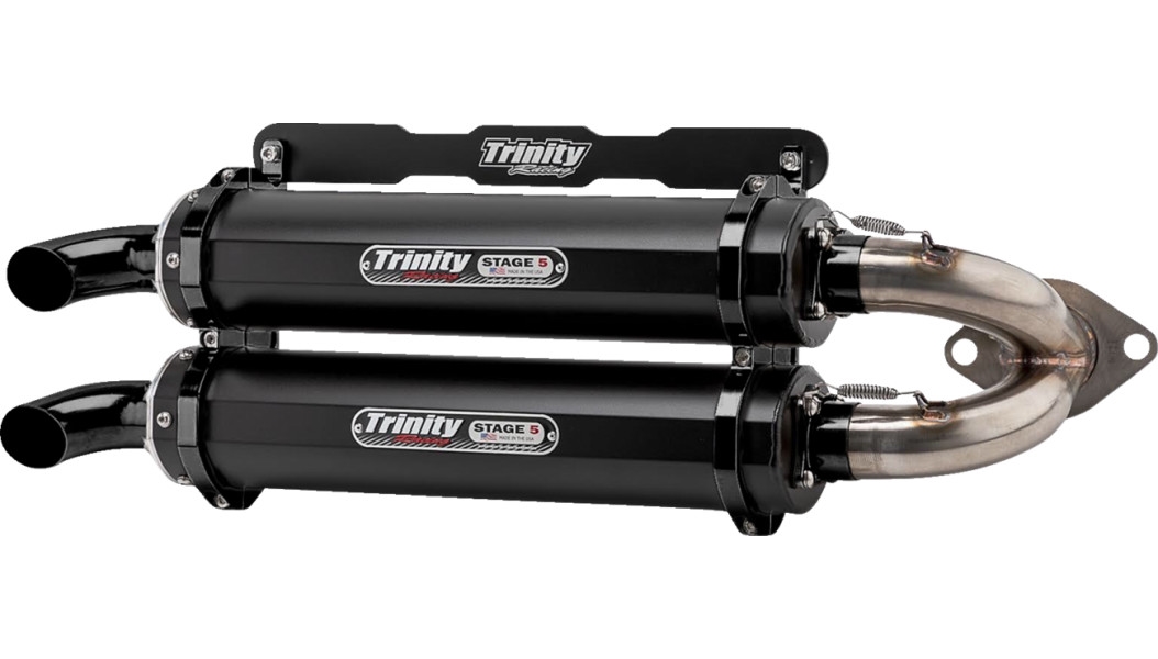 Stage 5 Dual Slip-On - Black Muffler