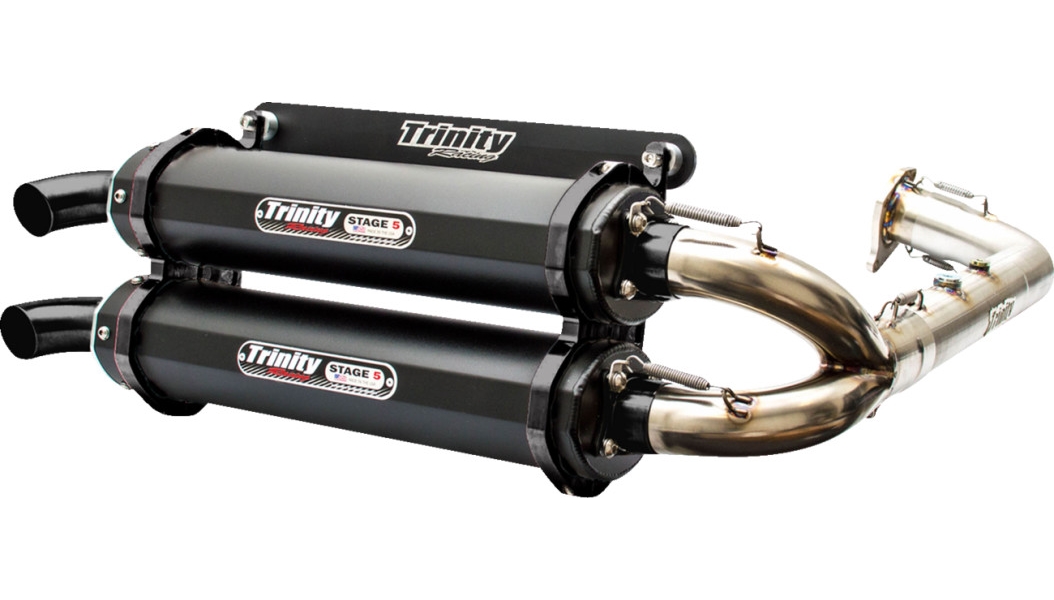 Stage 5 Dual Exhaust System - Black