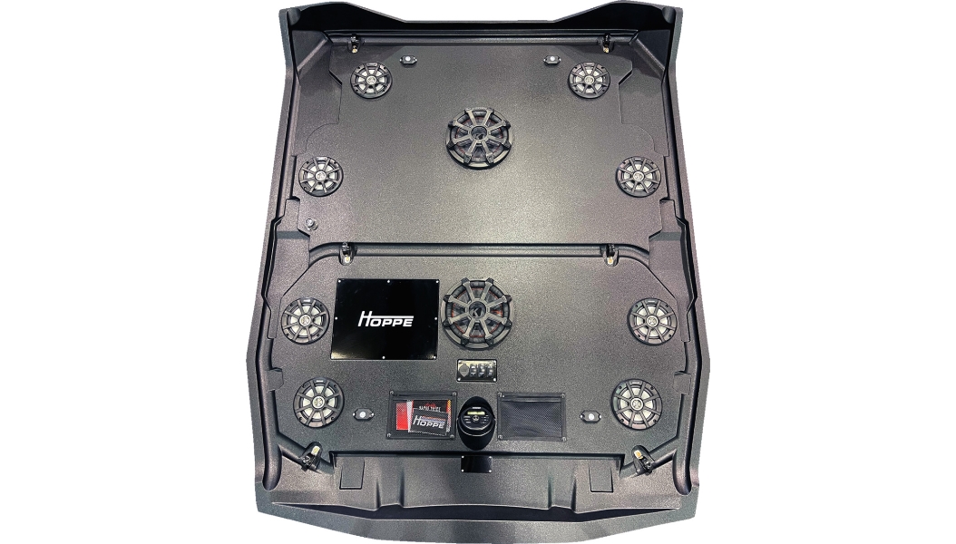 Audio Shades with 8 Speakers and 1 Subwoofer