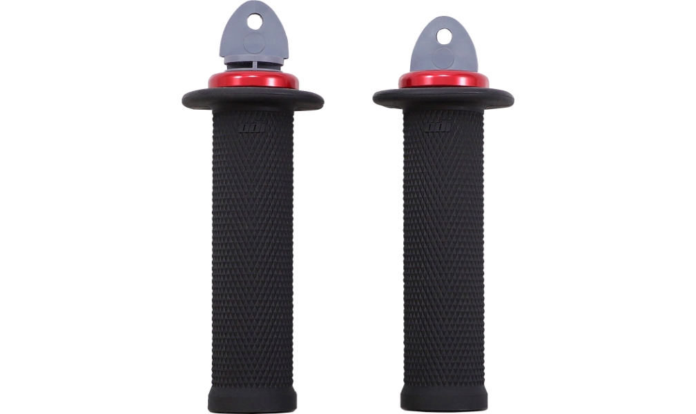 Ruffian ATV/PWC Grips - Black/Red