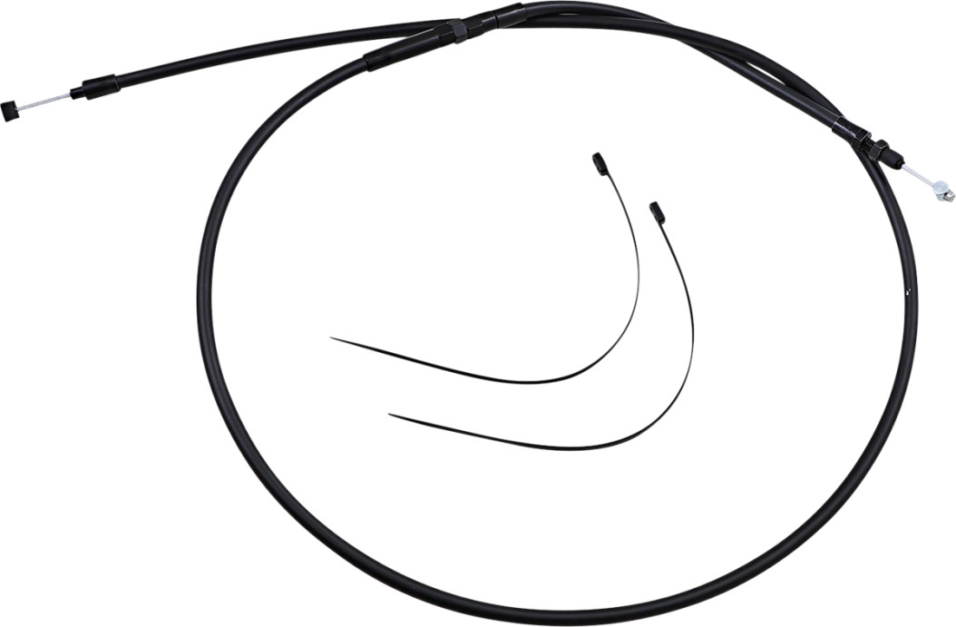 XR High Efficiency Clutch Cable - +2in. / +4in. - Black/Black