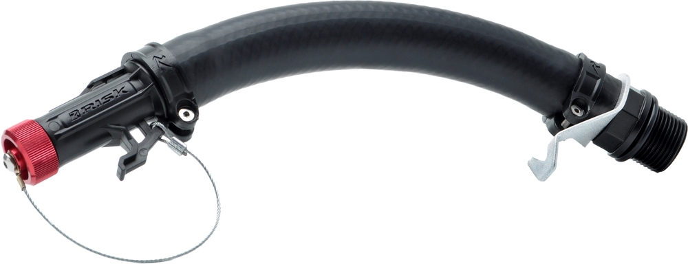 Hose Bender Spout with Screw Cap - Black