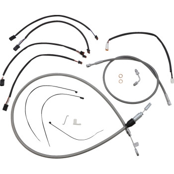 XR Stainless Dot Handlebar Installation Kit - 15in-17in. - Chrome Fittings