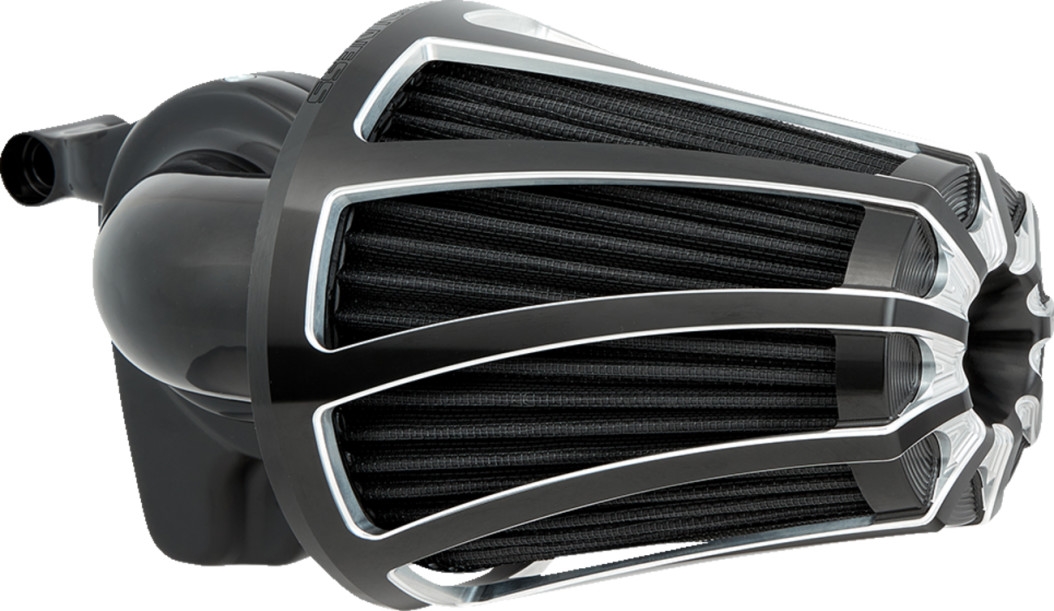 Monster Sucker Air Cleaner Kit with Cover - Drift, Black with Machined Accents