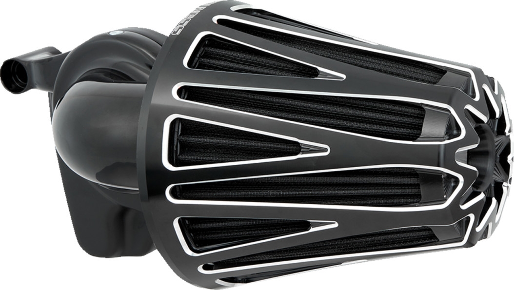 Monster Sucker Air Cleaner Kit with Cover - CrossFire/Black with Machined Accents