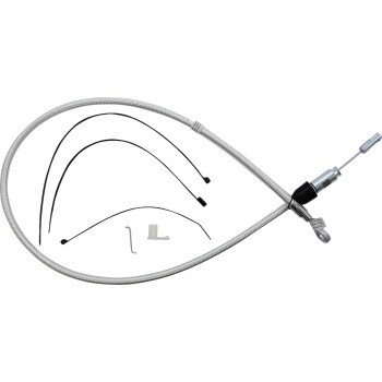 Alternate Length Sterling Chromite Quick Connect Braided Upper Clutch Cable - 38in.