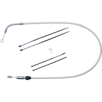 Alternate Length Sterling Chromite Quick Connect Braided Upper Clutch Cable - 43in.