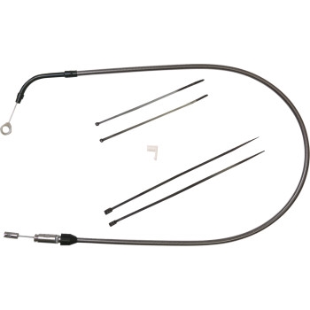 Alternate Length Black Pearl Quick Connect Braided Upper Clutch Cable - 43in.