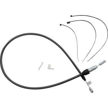 Alternate Length Karbonfibr Quick Connect Braided Upper Clutch Cable - 38in.