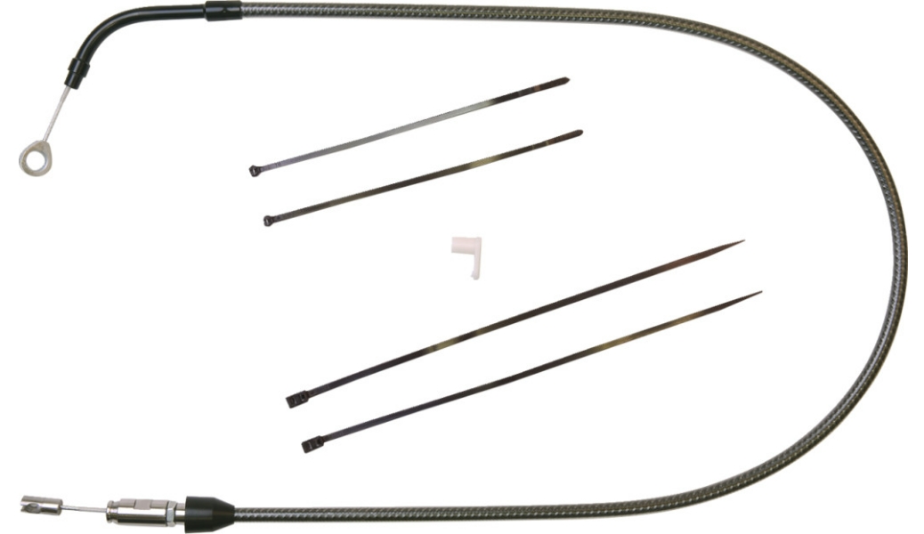 Alternate Length Karbonfibr Quick Connect Braided Upper Clutch Cable - 39in.